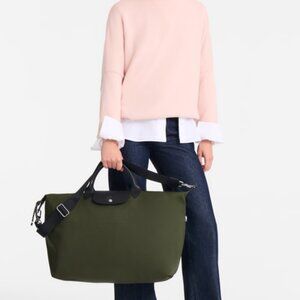 NWT Blue Longchamp Le Pliage Energy ECONYL Travel bag - Recycled canvas